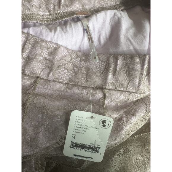 Free People Shape of You Skirt Set Size Medium Lace Top Hips Lo Skirt - Picture 12 of 15